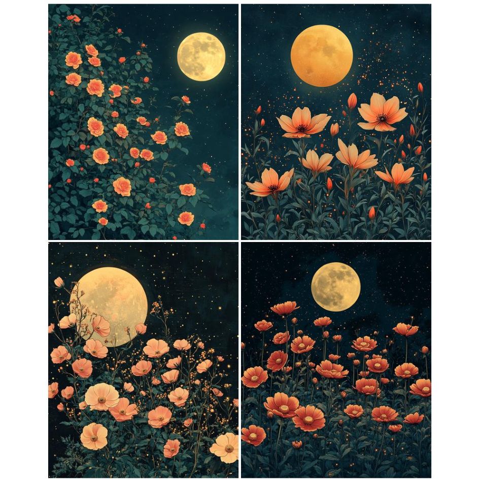 Resin Art Ideas - CHENISTORY Flower Diamond Painting Kits For