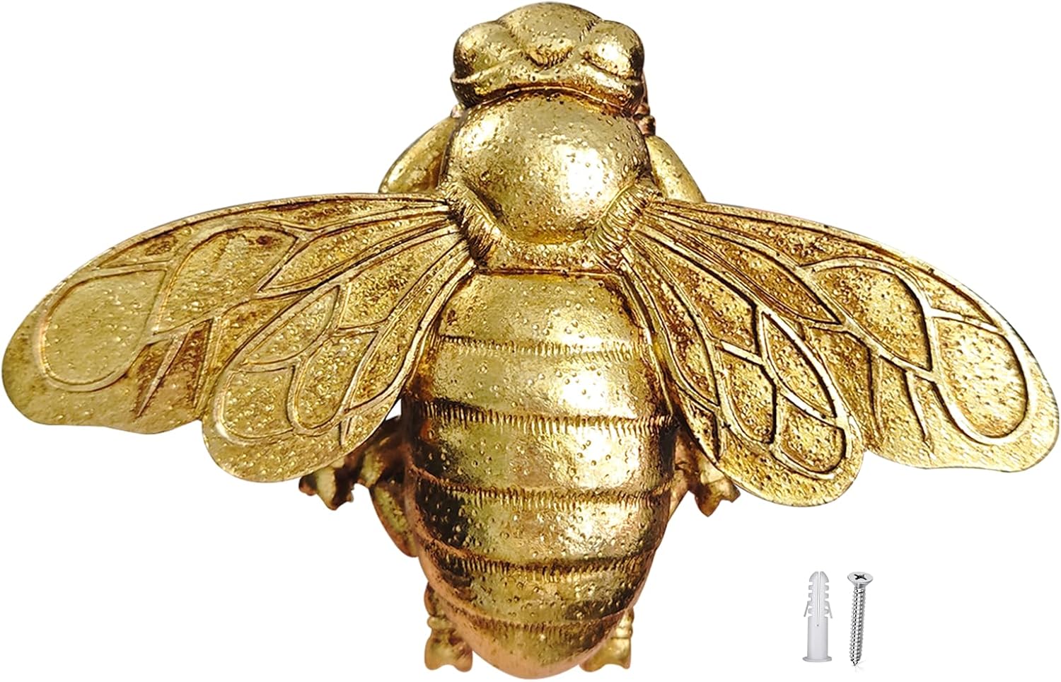 Resin Art Easy - 3D Gold Bee Wall Sculpture, Resin
