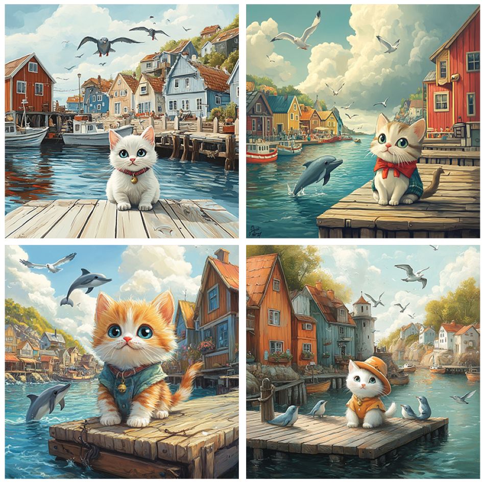 Resin Art Ideas - CHENISTORY Cat Diamond Painting Kit Home