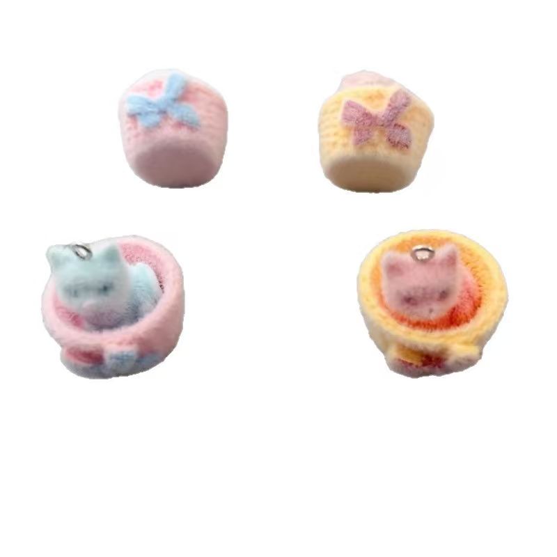 4pcs 3D plush resin cat pendan - Resin Art Materials Kit recension och pris
