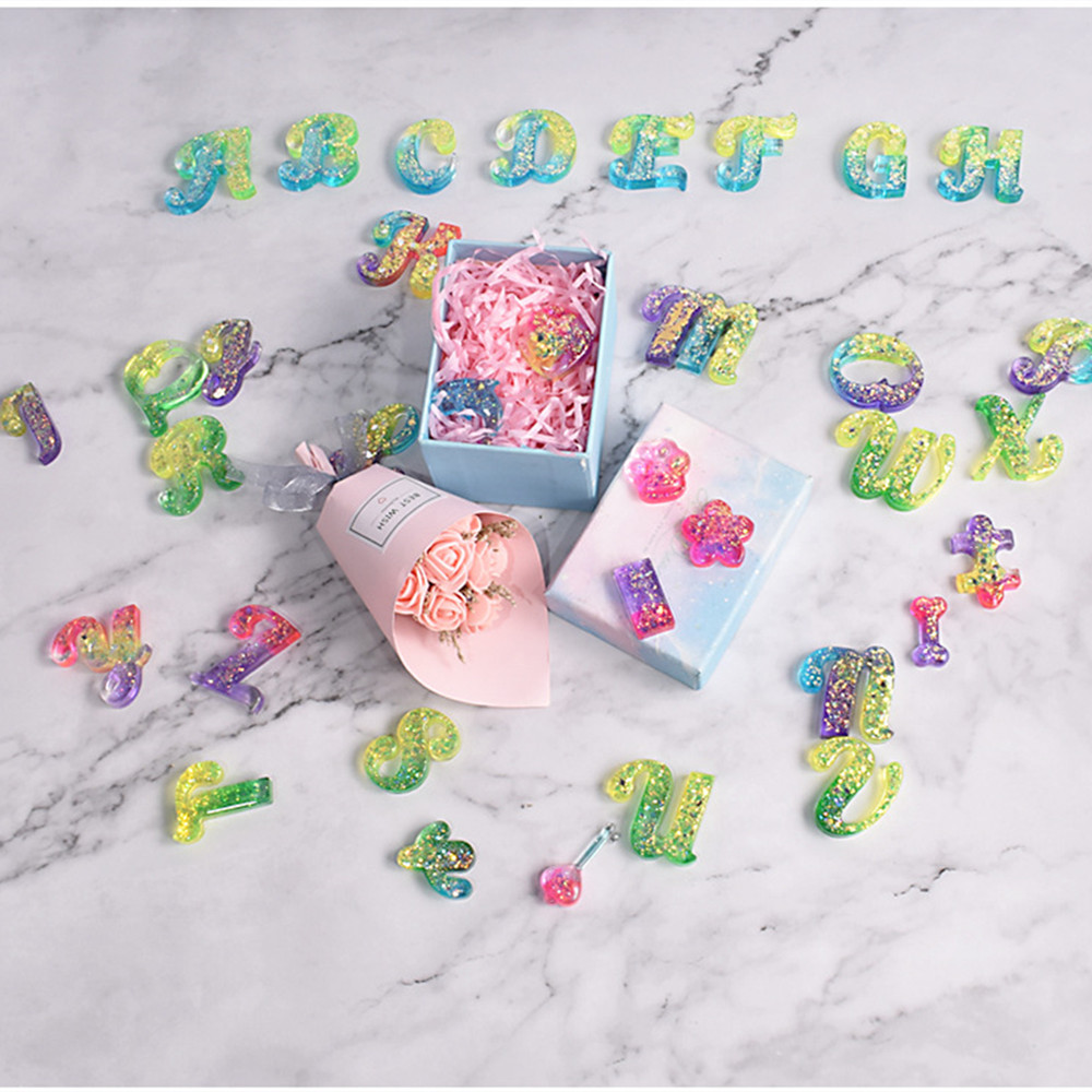 Alphabet Epoxy Resin Silicone  - Resin Art Kit For Beginners recension och pris