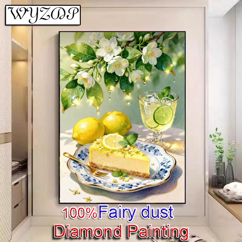 WYZDP 100% Fairy Dust Diamond  - Resin Art Wallpaper recension och pris