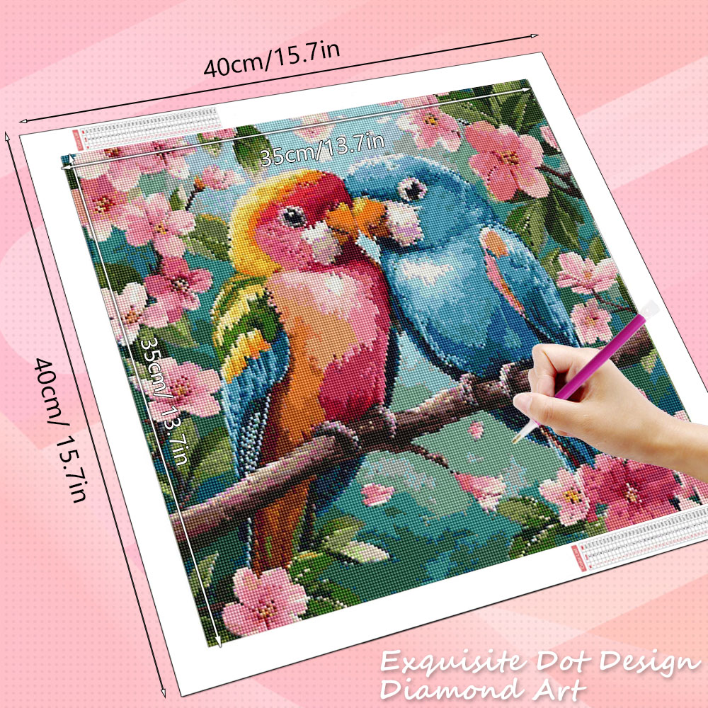 HUACAN Diamond Painting Bird F - Resin Art Of Rose recension och pris