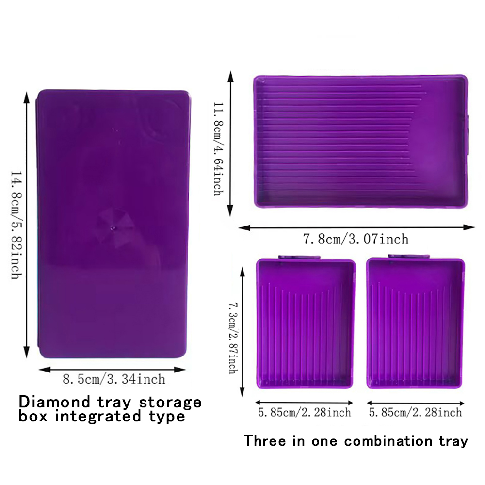 Diamond Painting Tray with Lid - Resin Art Tray recension och pris