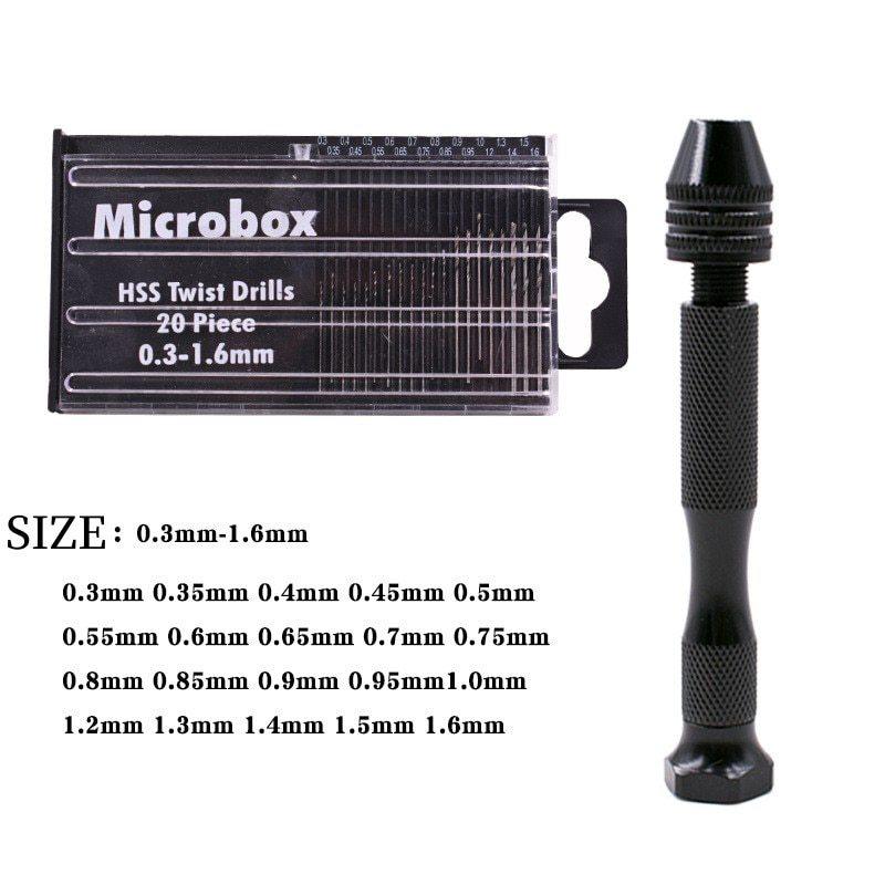 Micro Mini Pin Vise Hand Drill - Resin Art Drill Machine recension och pris