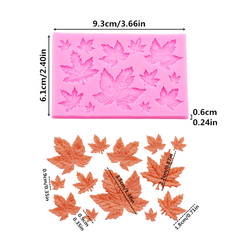 GJ-61 DIY Leaf Maple Leaf Sili - Resin Art Clay recension och pris