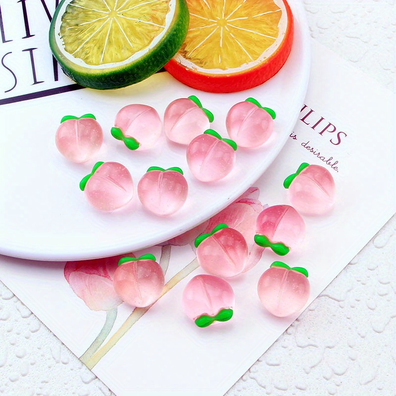 10Pcs New Transparent Peach Fl - Resin Art Materials Kit recension och pris