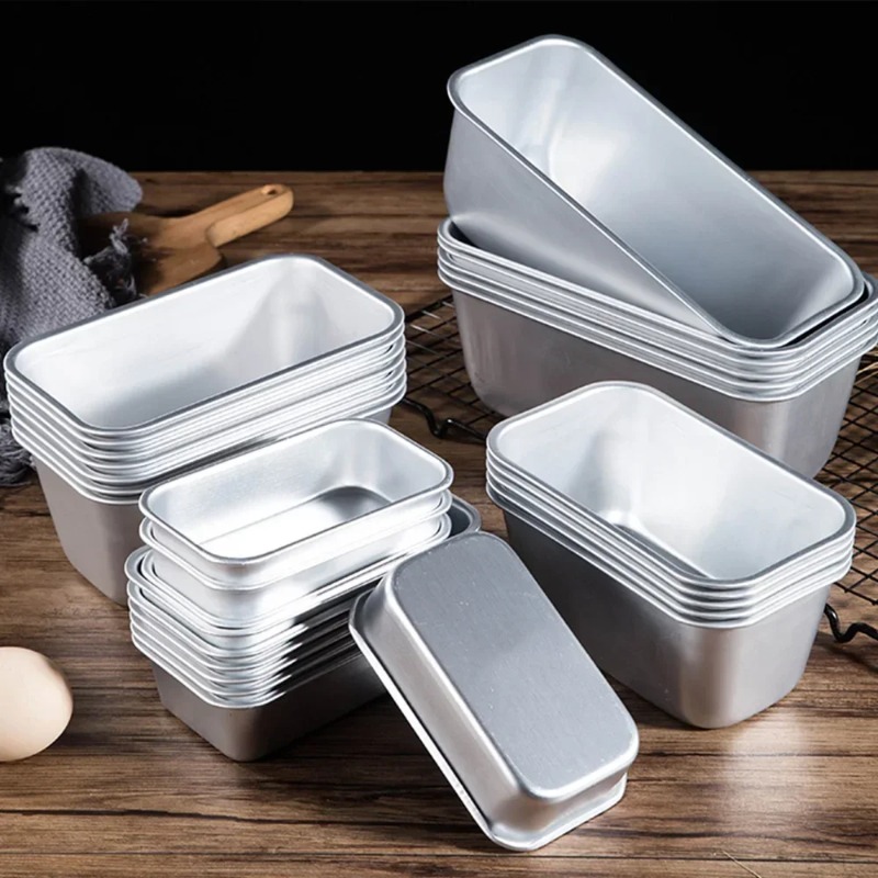 5 Size Aluminium Loaf Pan Rect - Tray Mold Rectangle recension och pris