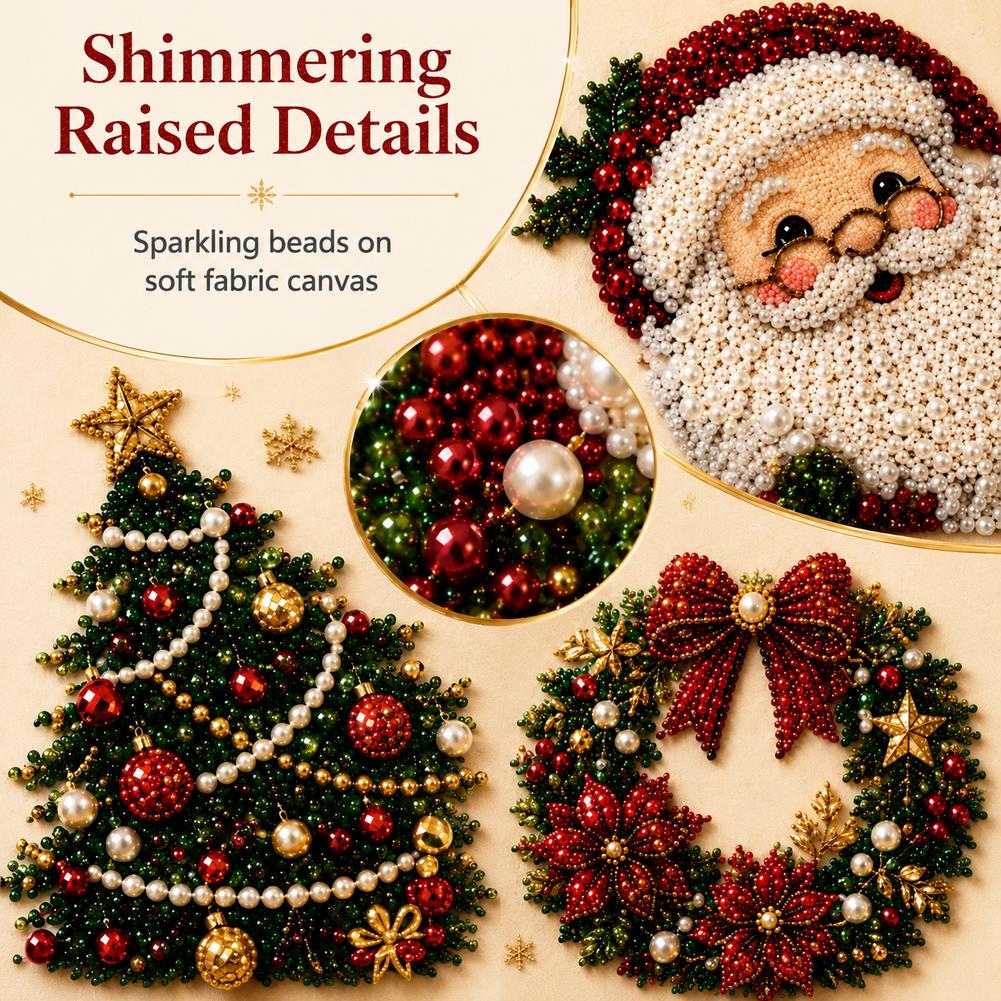 Christmas Santa Claus Pearl Ar - Resin Art And Craft recension och pris