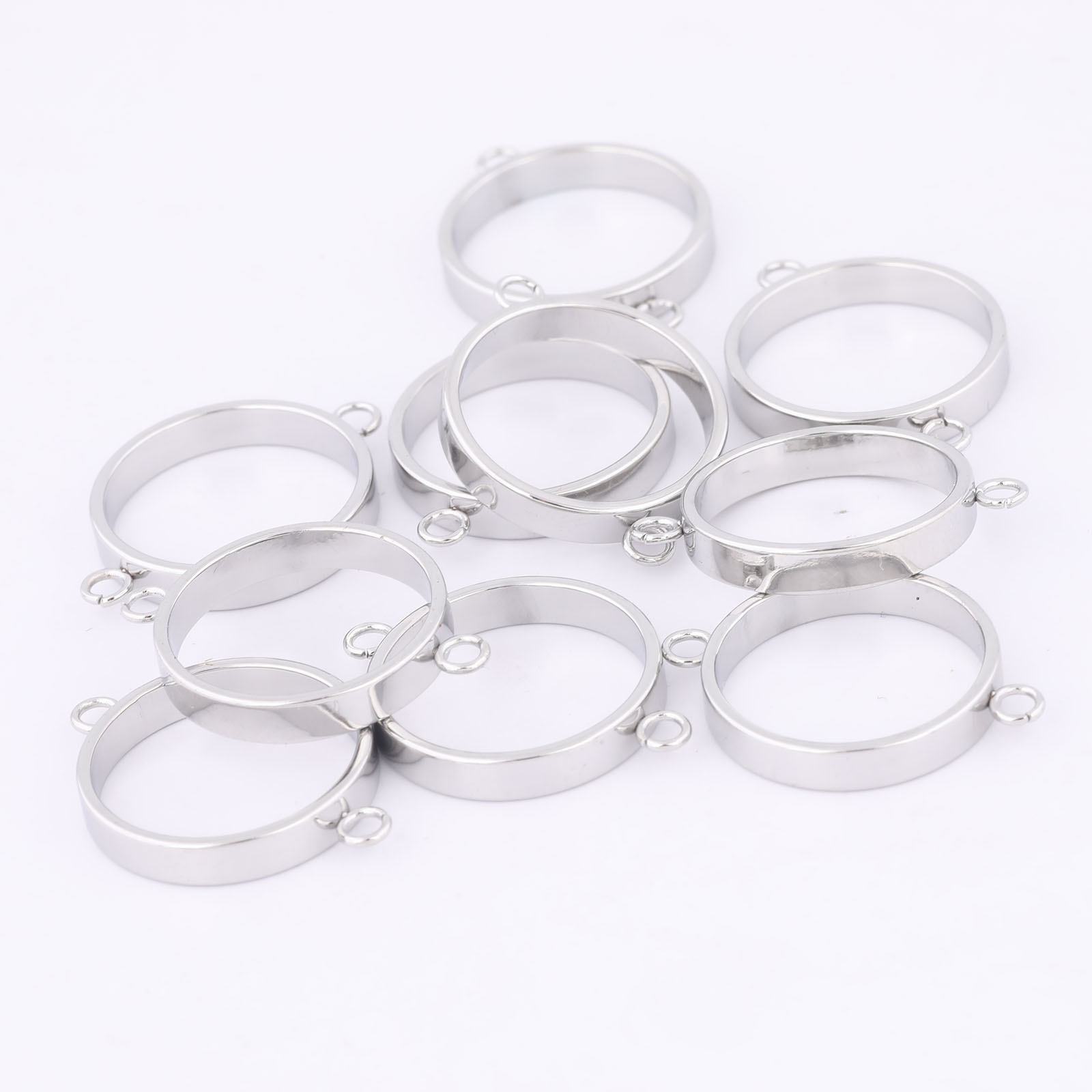 10pcs Stainless Steel 14mm Ope - Resin Art Materials Kit recension och pris