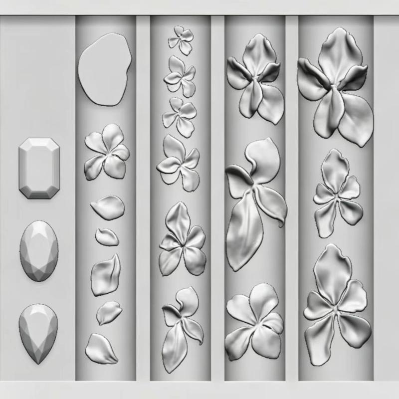 Silicone Flower & Gem Mold Eas - Resin Art Easy recension och pris