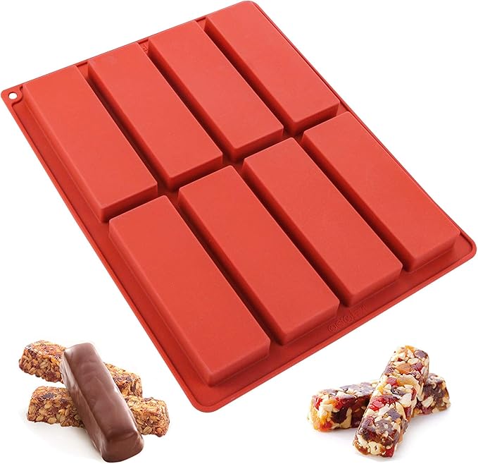 8-Cavity Butter Mould, Granola - Tray Mold Rectangle recension och pris