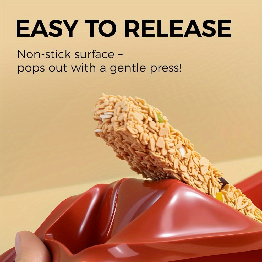 8-Cavity Butter Mould, Granola - Tray Mold Rectangle recension och pris