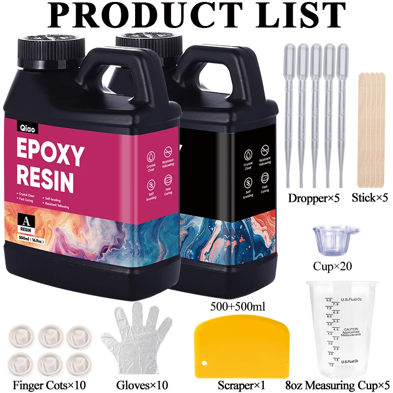 500ml 1000ml Easy Mixing Epoxy - Resin Art Easy recension och pris