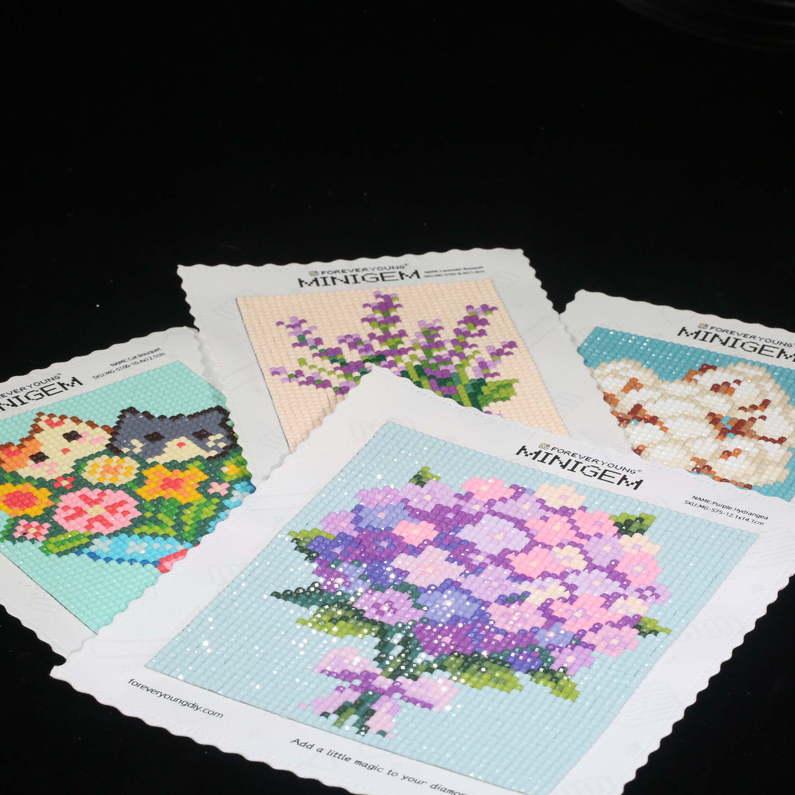 Minigem® Purple Hydrangea 5D D - Resin Art Kit For Beginners recension och pris