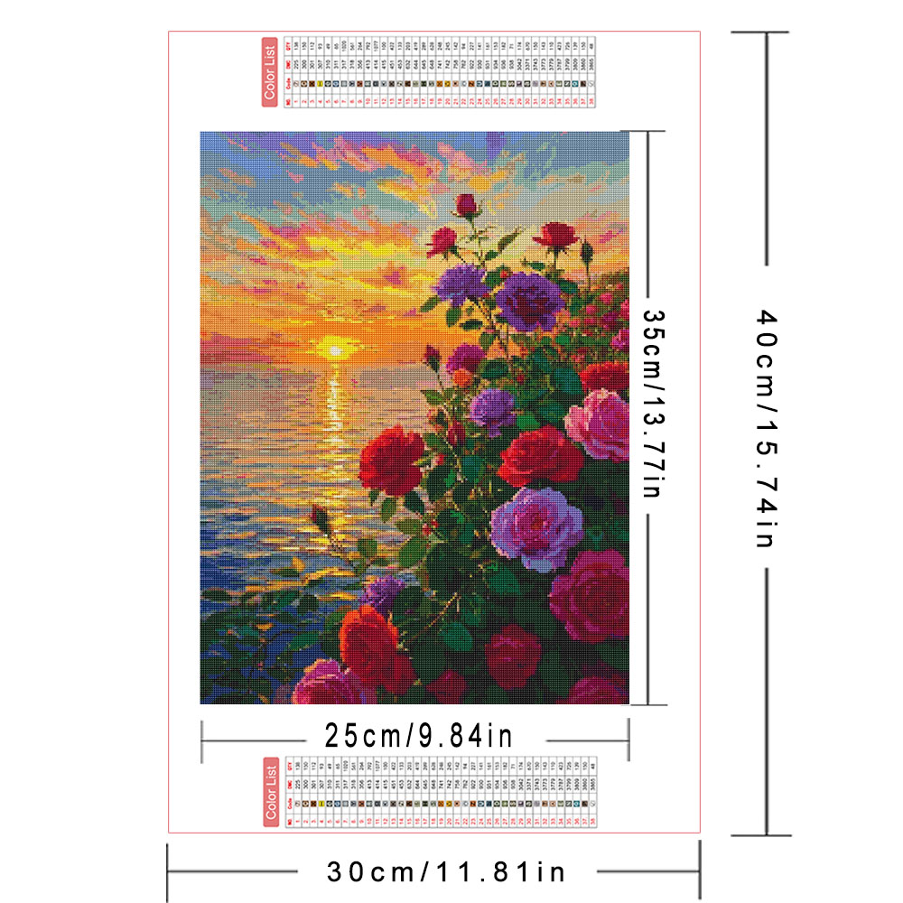 AZQSD Diamond Art Paintings Ro - Resin Art Of Rose recension och pris