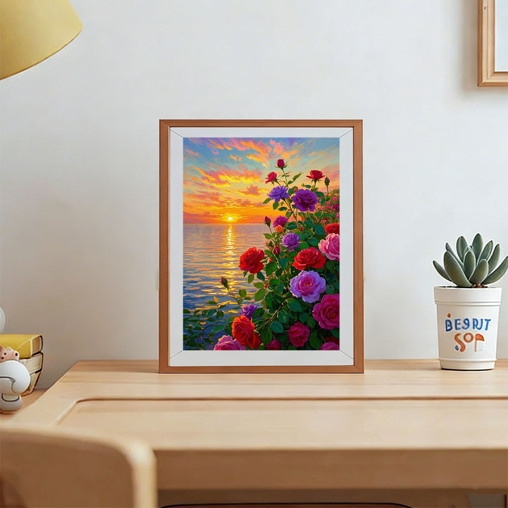 AZQSD Diamond Art Paintings Ro - Resin Art Of Rose recension och pris