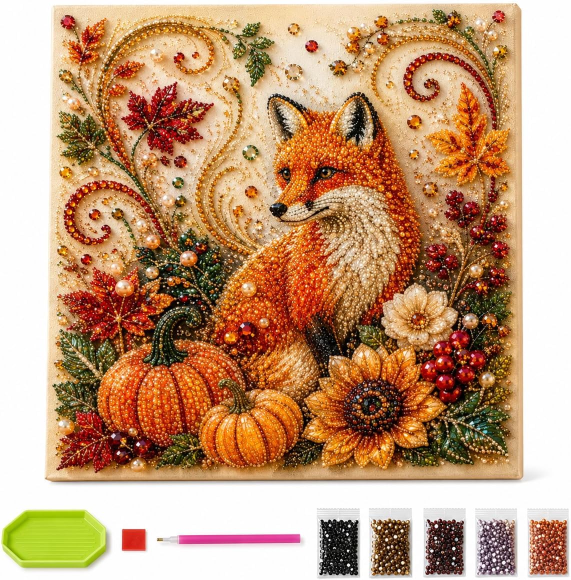 Autumn Diamond Pearl Painting  - Resin Art Kit For Beginners recension och pris