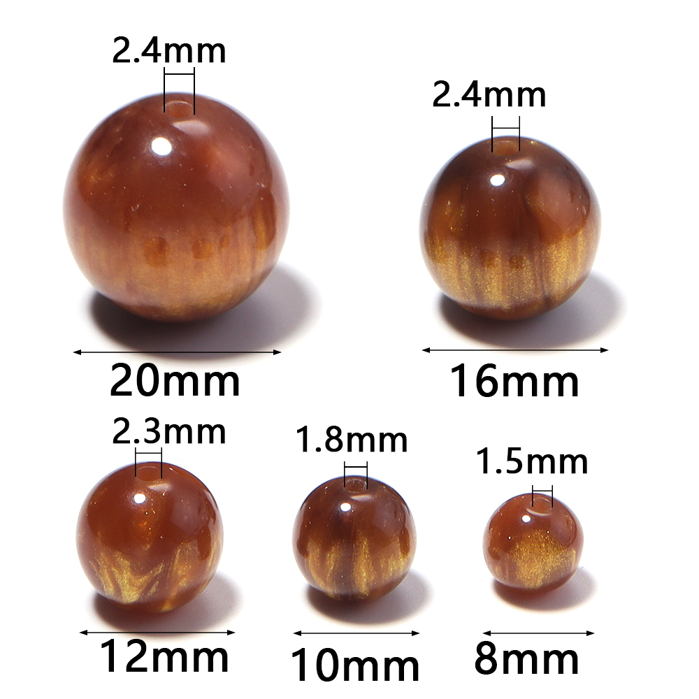 5-30pcs/lot 8-20mm Gilding Res - Resin Art Materials Kit recension och pris