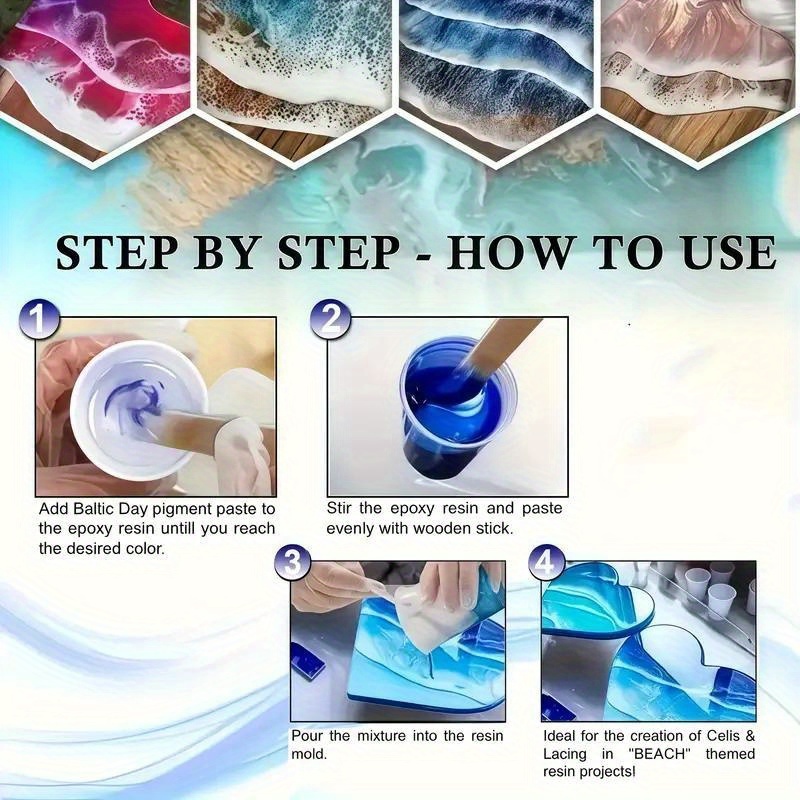 24 Colors/8 Colors 5g 0.18oz P - Resin Dye Opaque recension och pris