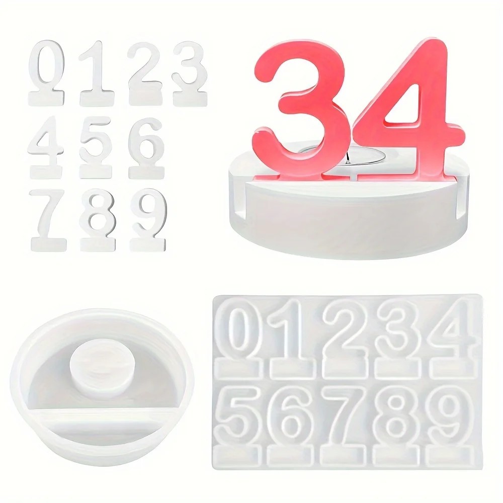 2pc Birthday Cake Silicones Mo - Resin Art And Craft recension och pris