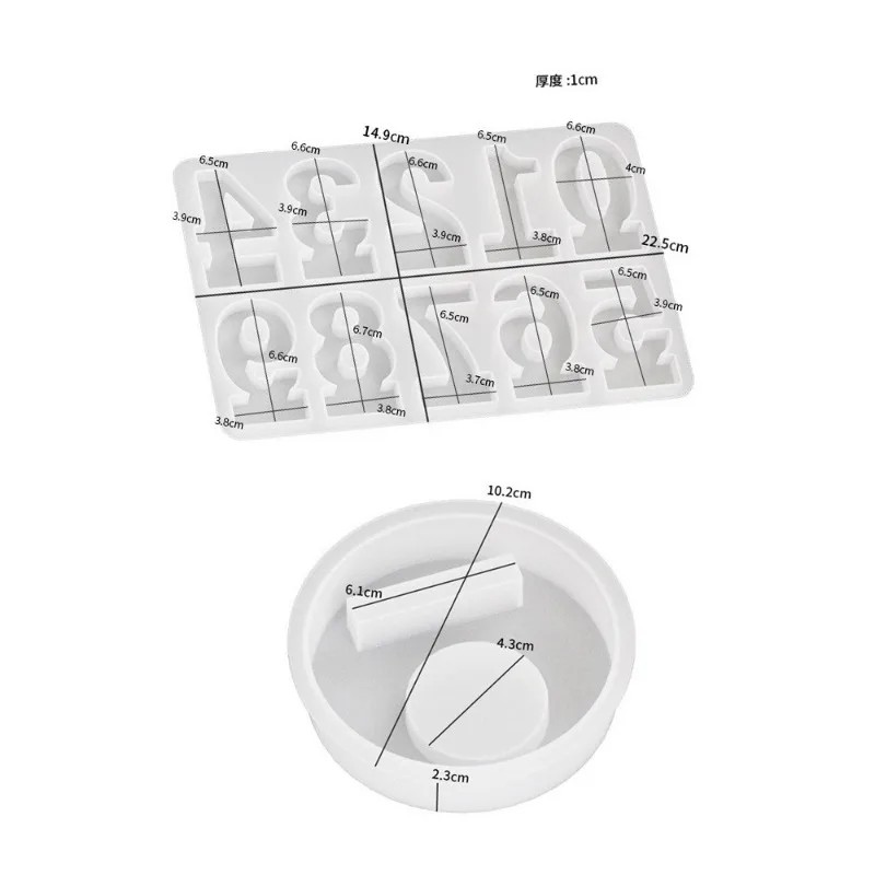 2pc Birthday Cake Silicones Mo - Resin Art And Craft recension och pris