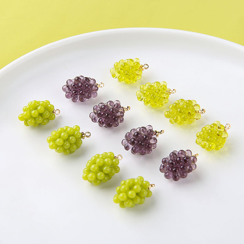 6pcs Cute Little Grapes Resin  - Resin Art Supplies Near Me recension och pris