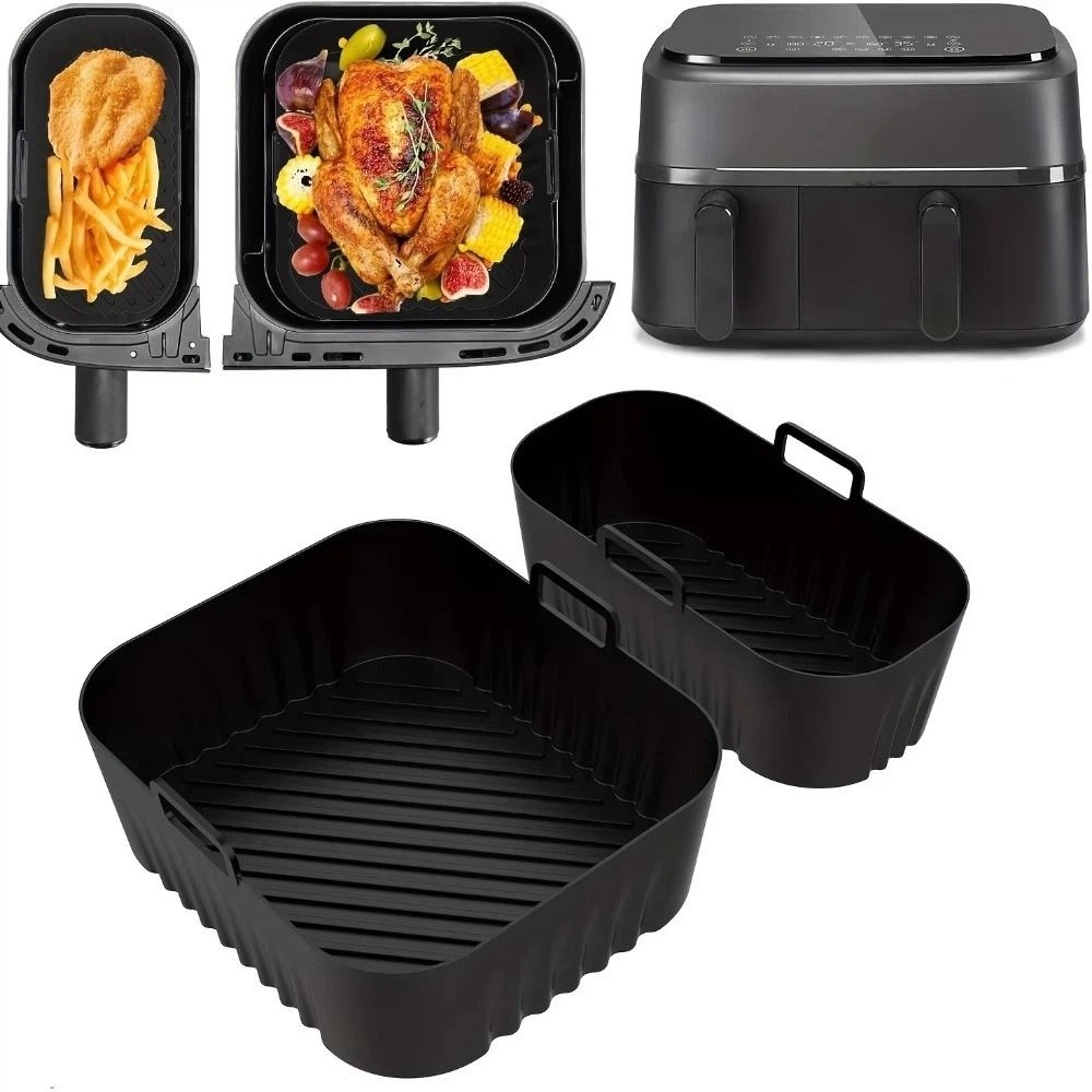 6L/3L Air Fryer Liner Non-Stic - Tray Mold Rectangle recension och pris