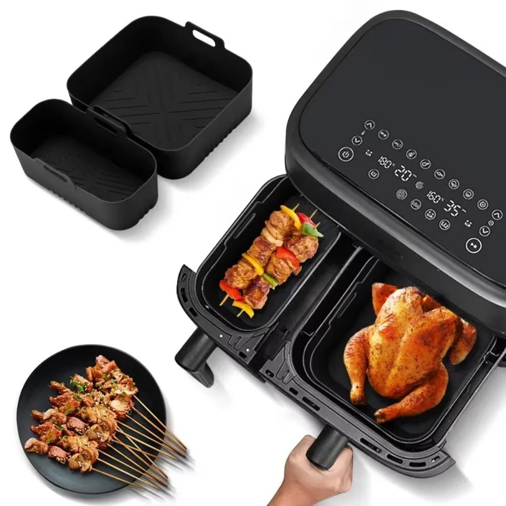 6L/3L Air Fryer Liner Non-Stic - Tray Mold Rectangle recension och pris
