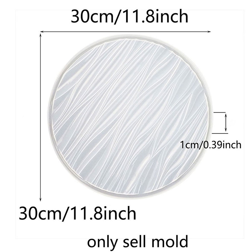 Large Round Tray Silicone Mold - Resin Art Acrylic recension och pris