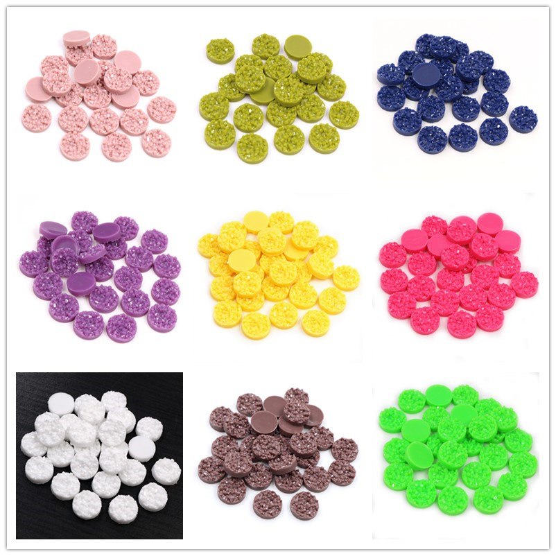 40pcs Resin Druzy Cabochons Do - Resin Art Materials Kit recension och pris