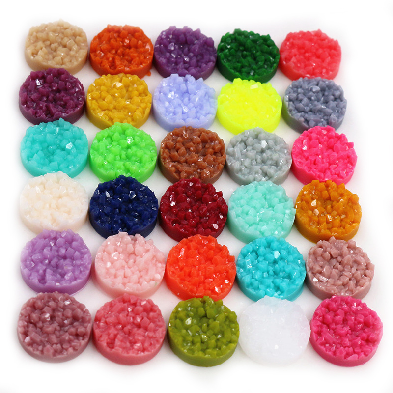 40pcs Resin Druzy Cabochons Do - Resin Art Materials Kit recension och pris