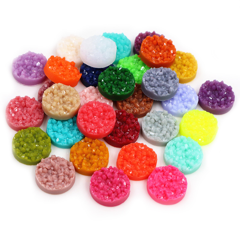 40pcs Resin Druzy Cabochons Do - Resin Art Materials Kit recension och pris