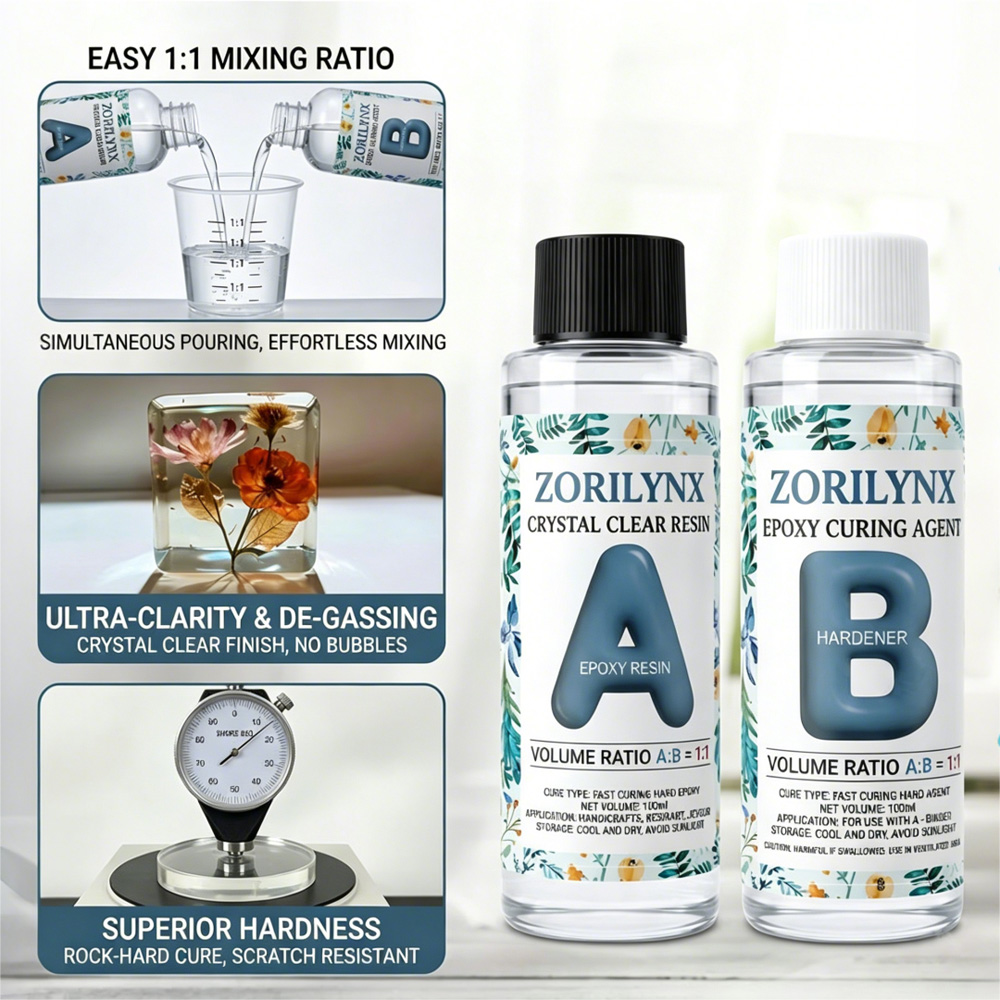 200ml Crystal Clear Epoxy Resi - Resin Art Easy recension och pris