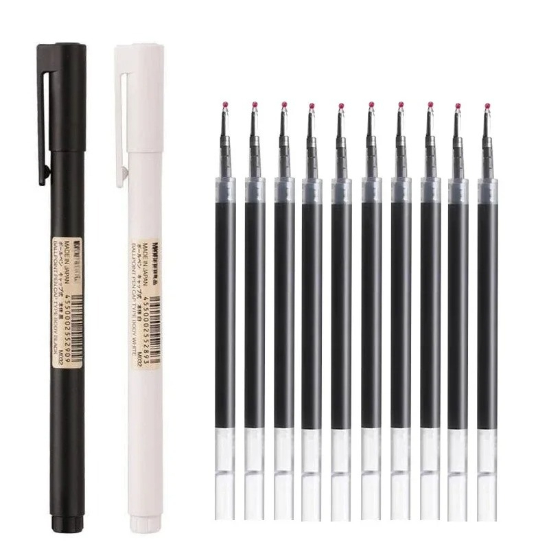0.5mm Black Bullet Tip Gel Pen - Muji Stationery Gel Pen recension och pris