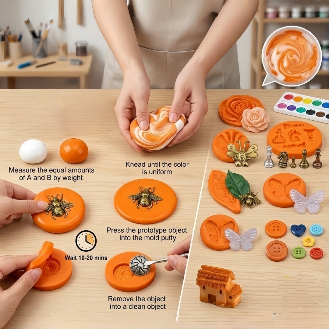 Silicone Putty DIY Crafting Se - Resin Art And Craft recension och pris