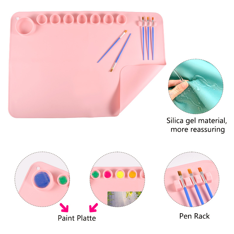 60X40cm Silicone Painting Mat  - Resin Art Clay recension och pris