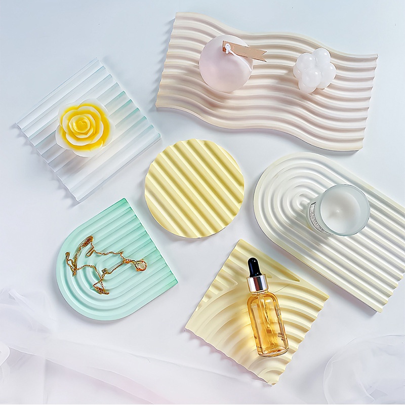 DIY Striped Wave Tray Mold For - Resin Art Tray recension och pris
