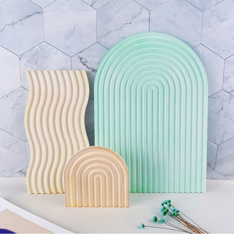 DIY Striped Wave Tray Mold For - Resin Art Tray recension och pris
