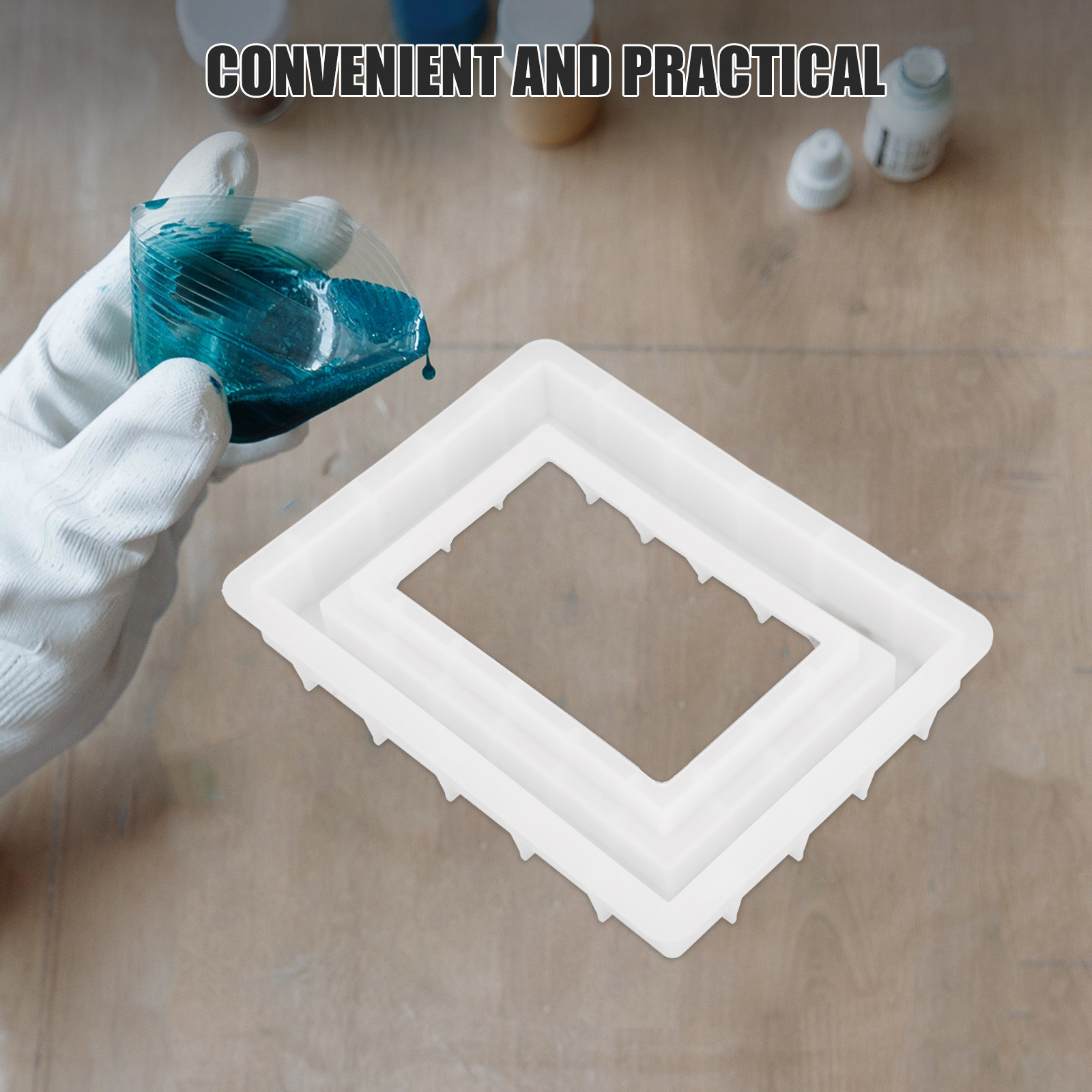 Photo Frame Silicone Mold Rect - Resin Art Easy recension och pris