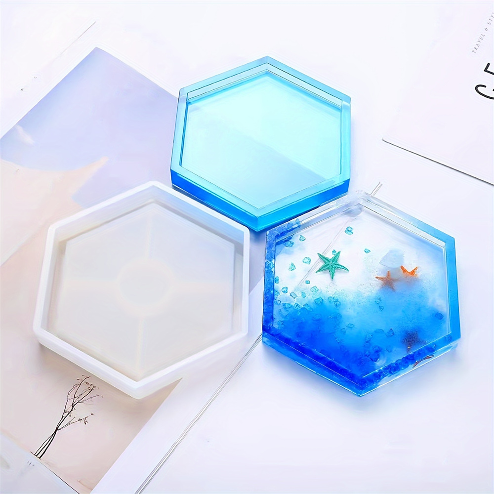 4pcs/Set Storage Tray Coaster  - Resin Art Tray recension och pris