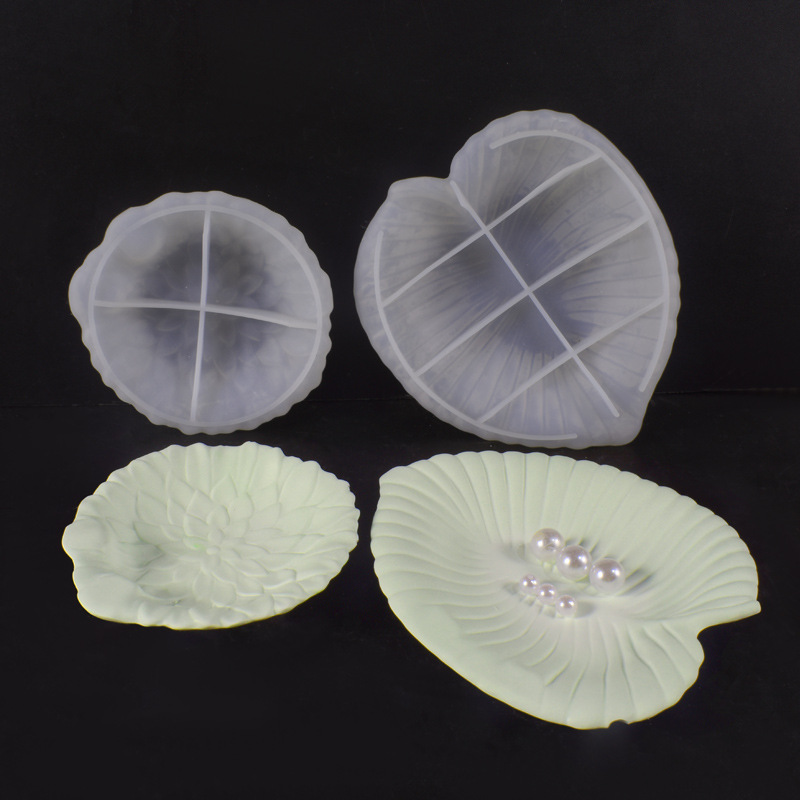 Plaster Cement DIY Leaf Dish M - Resin Art Tray recension och pris
