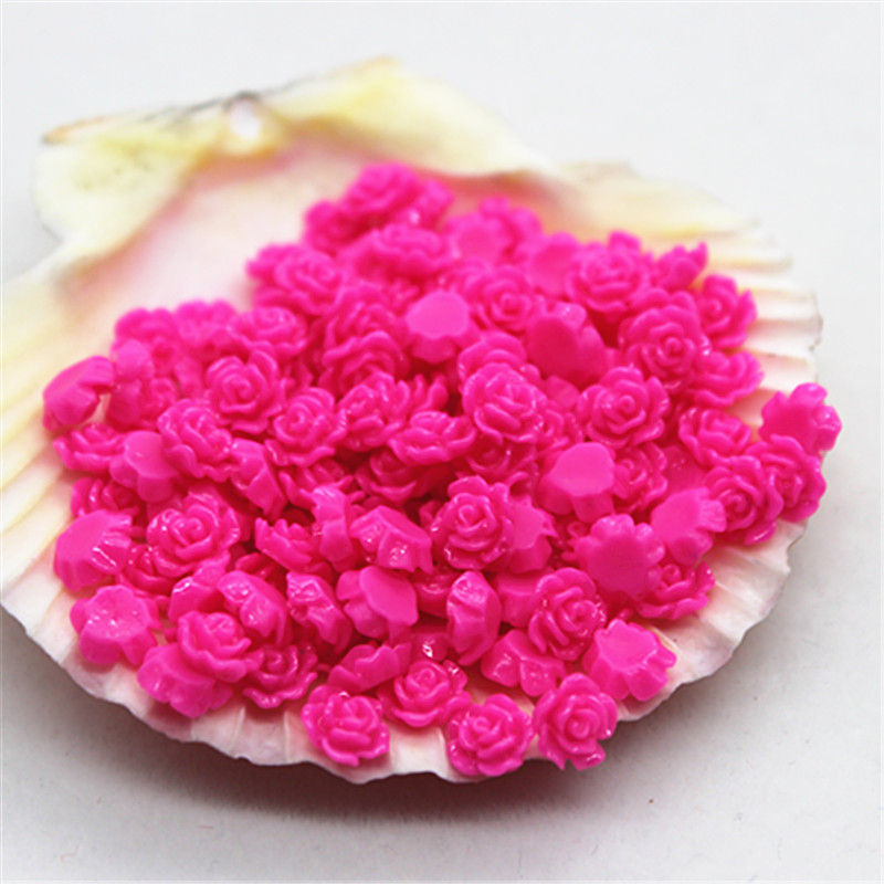 100pcs 6mm Resin Mini Rose Flo - Resin Art Of Rose recension och pris