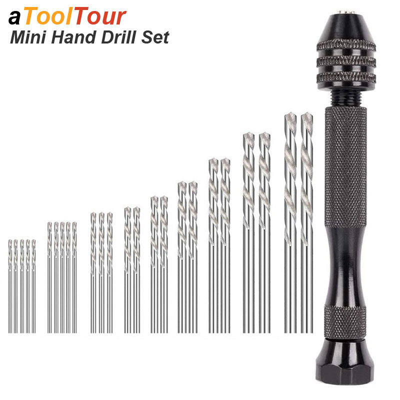 Micro Mini Hand Drill Bits Set - Resin Art Drill Machine recension och pris