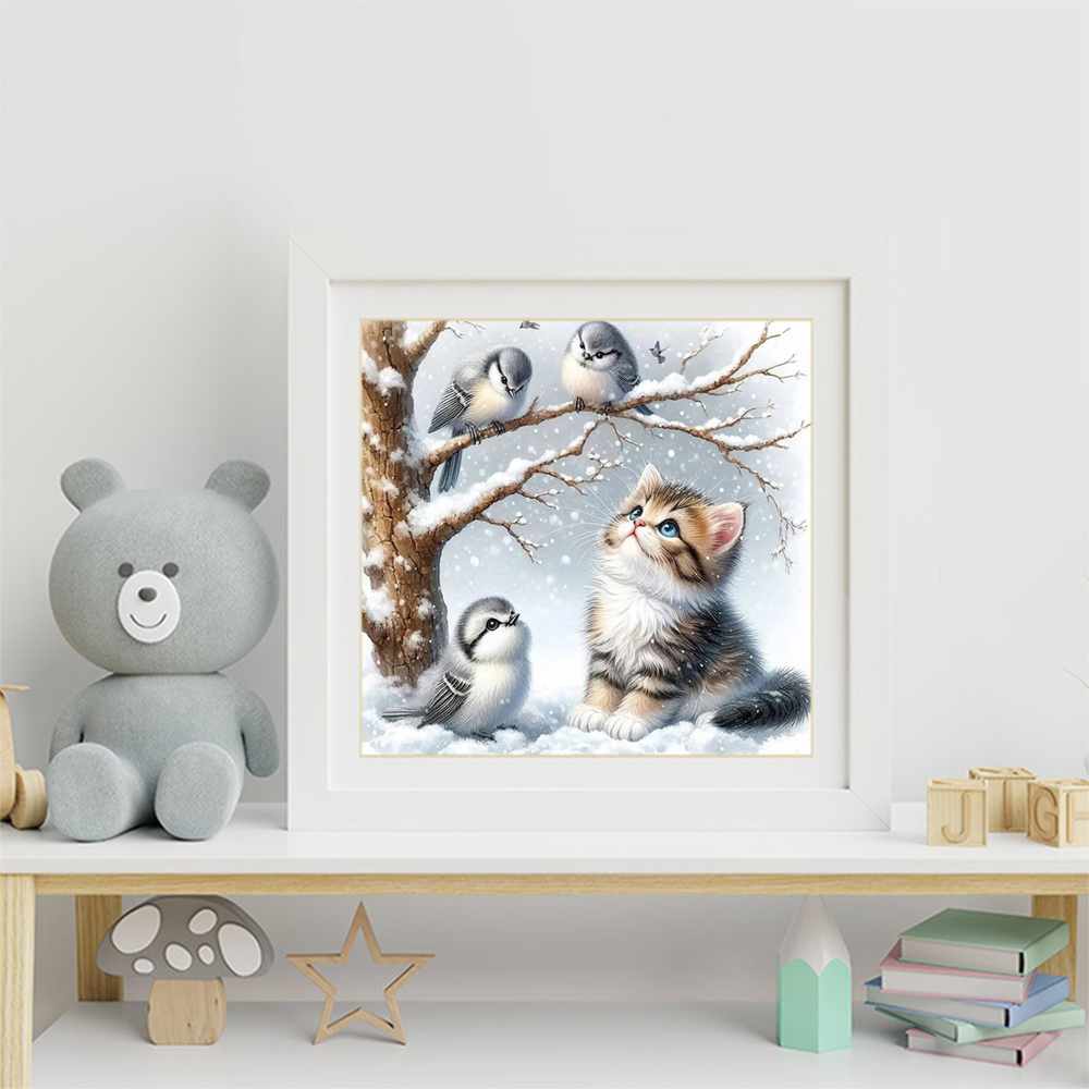 Evershine Cat Diamond Mosaic A - Resin Art Wallpaper recension och pris