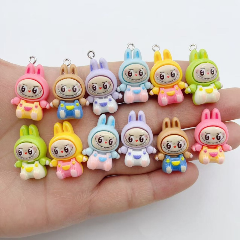 10Pcs Kawaii Rabbit Strawberry - Resin Art Materials Kit recension och pris