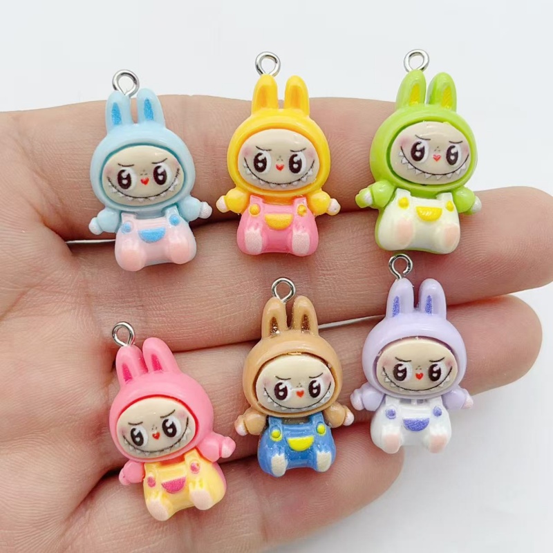 10Pcs Kawaii Rabbit Strawberry - Resin Art Materials Kit recension och pris