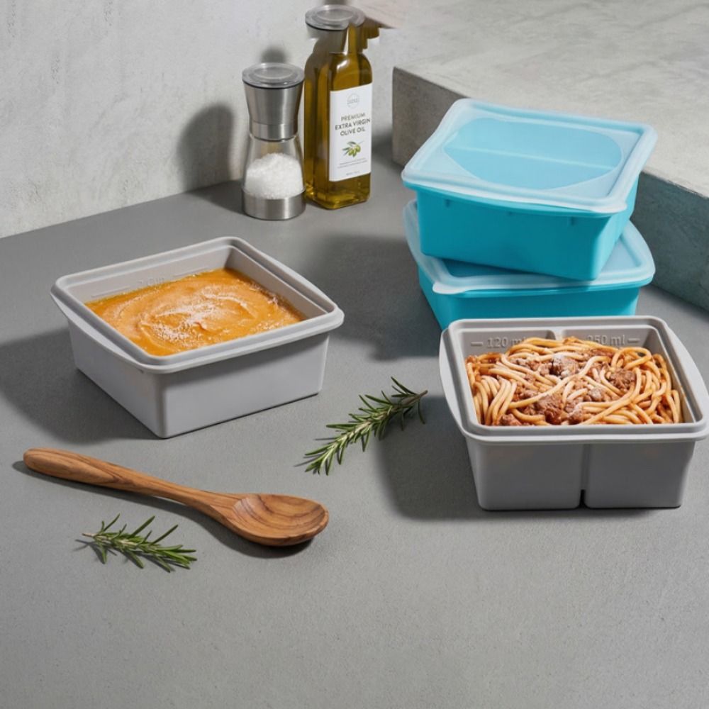 New Reusable Silicone Freezer  - Tray Mold Rectangle recension och pris