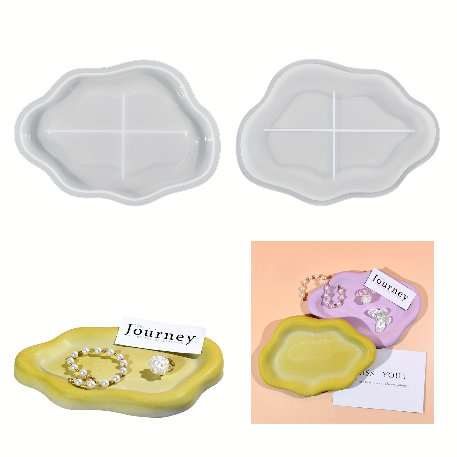Heart Tray Resin Mold Cloud Co - Resin Art Tray recension och pris