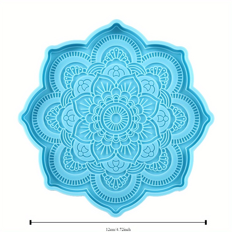 Mandala Coaster Silicone Mold  - Resin Art Tray recension och pris